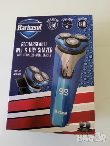 Електрическа зареждаема самобръсначка Barbasol, снимка 10 - Мъжка козметика - 50772605