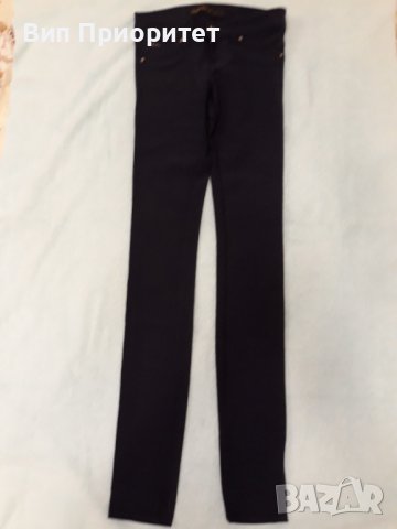 Марков тъмно син панталон SALVATORE FERRAGAMO , дълъг панталон , по крака , скъпа материя, снимка 4 - Панталони - 37450415