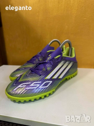 Мъжки футболни стоножки ADIDAS F50 Club Turf Boots , № 41.5, снимка 2 - Спортни обувки - 54345725