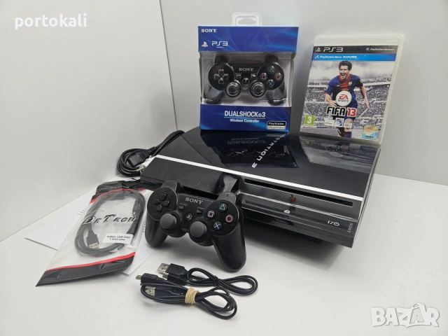 ХАКНАТ! PS3 Playstation 3 Плейстейшън 3 320GB пълен комплект