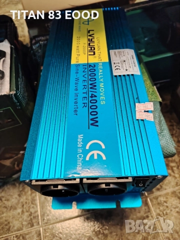 LVYUAN Чист синусоидален инвертор 24V към 230V 2000W/4000W, снимка 3 - Друга електроника - 52465706