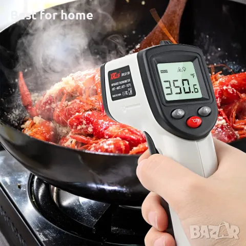 Лазерен термометър за готвене, снимка 4 - Друга електроника - 50277978