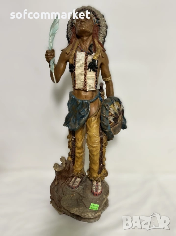 Декоративна статуетка на индиански вожд