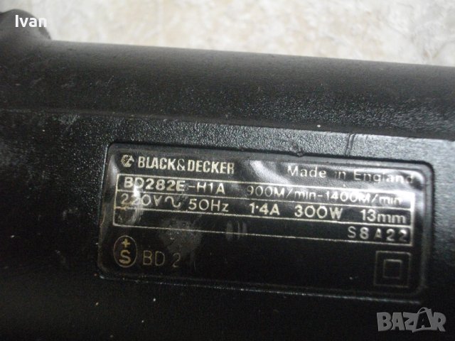 АНГЛИЙСКИ ОРИГИНАЛЕН Black Decker BD282E-300W Мини Лентов Шлайф Електрическа Пила, снимка 6 - Други инструменти - 40474704