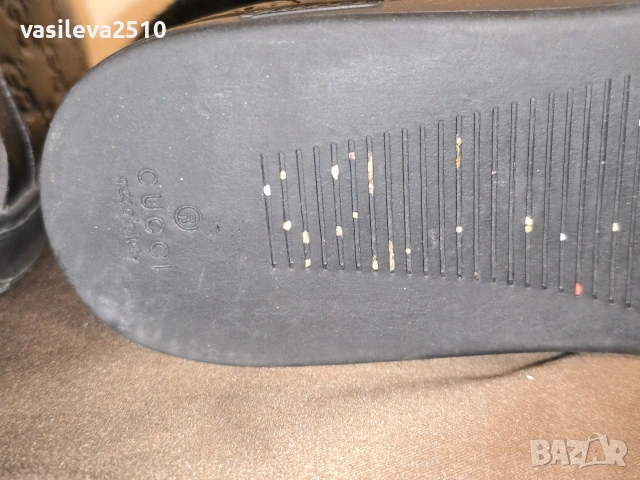 Gucci дамски кецове от естествена кожа и естествен косъм , снимка 10 - Кецове - 53893006