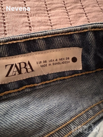 Дънки с камъни Zara, снимка 3 - Дънки - 54331200