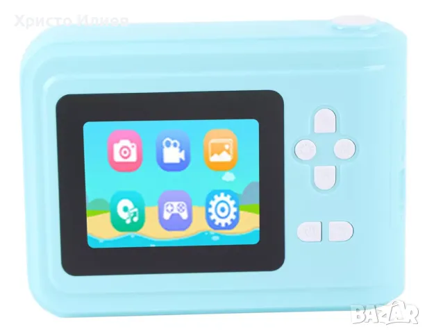 Фотоапарат Моментална детска камера 1080P, Фотопринтер с много функции Син Розов Бял, снимка 8 - Друга електроника - 49805664