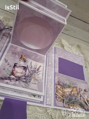 Албум с лавандула, подарък за 8 март, албум за снимки, снимка 6 - Подаръци за жени - 44359020