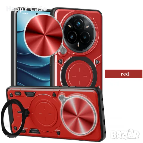 Realme 14 Pro+ / 14X / C75 / GIANT RING Удароустойчив кейс гръб калъф с пръстен, снимка 7 - Калъфи, кейсове - 49606155
