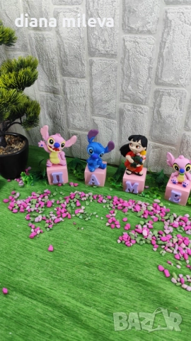 Кубчета с име с любимият Стич!!, снимка 8 - Декорация за дома - 52429019