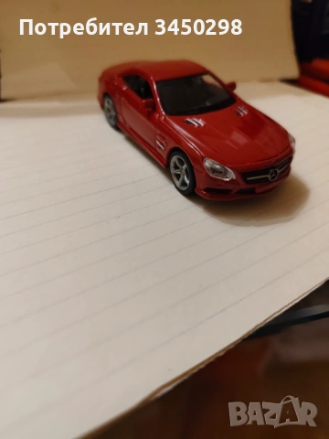 Метална количка Мерцедес sl500, снимка 5 - Колекции - 53929829