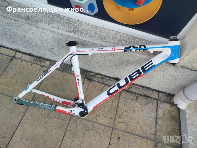 26 цола карбон рамка велосипед колело с монтаж чело прав стержен и дерайлъор не е пукната , снимка 3 - Части за велосипеди - 50646855