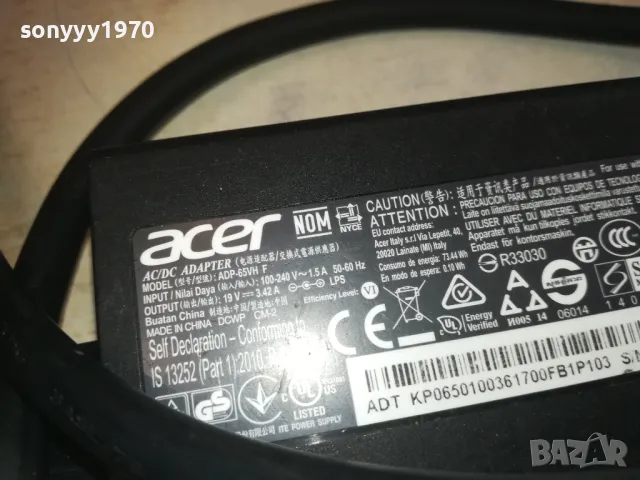 ACER 19V 3,42A ADAPTER 1010241624, снимка 3 - Кабели и адаптери - 47536272