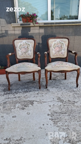 Ретро кресла орех №045