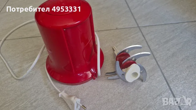 Мотор и нож за чопър Moulinex Multi Moulinette 500W (За части / резервни части, снимка 2 - Чопъри и пасатори - 56136446