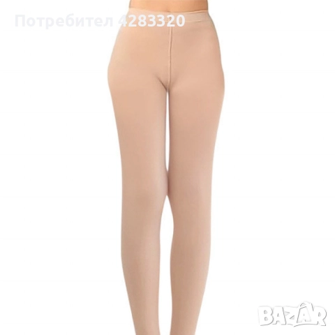 Термо чорапогащи с поларена подплата – Топлина и комфорт при -10°C, снимка 2 - Дамски чорапи - 52916717