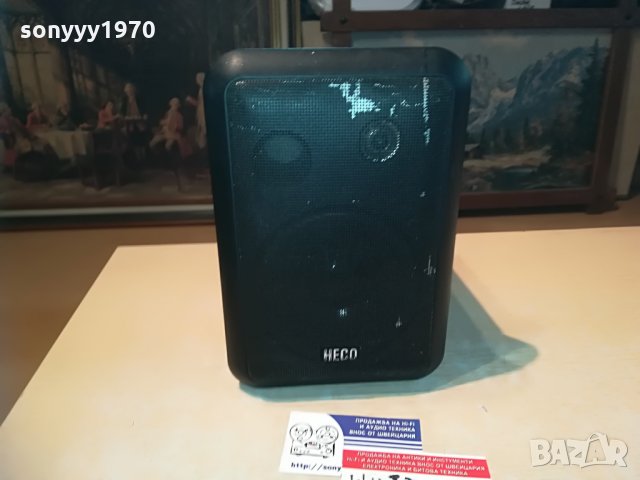 heco-heco pro130 germany-тонколона 1бр-внос швеция-23х16х16см, снимка 2 - Тонколони - 29086042