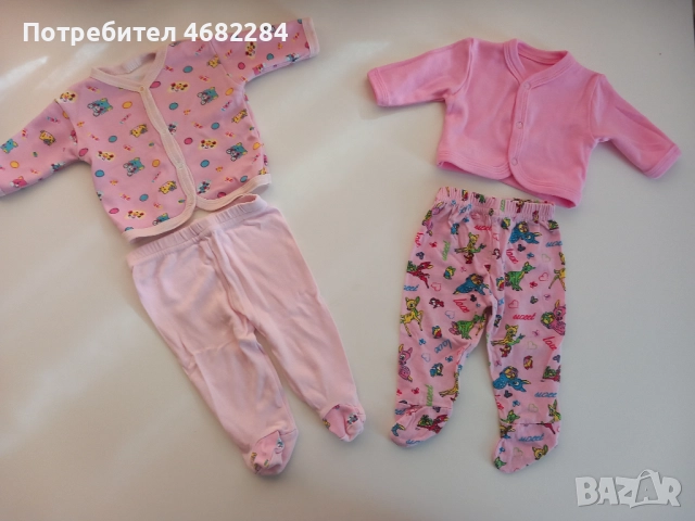 Маркови детски дрешки за бебе момиче 0-3м., снимка 4 - Комплекти за бебе - 52791842