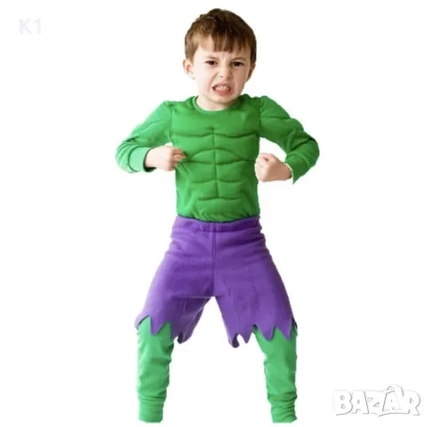 Детски костюм с мускули Спайдърмен, Батман, Хълк + маска , снимка 5 - Детски комплекти - 49005236