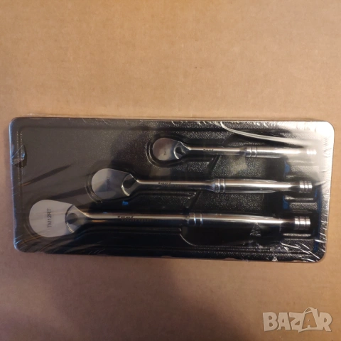 TOOLMARQUE 1/4 3/8 1/2  3 броя 90зъба  тресчотки комплект , снимка 3 - Гедорета - 52877003