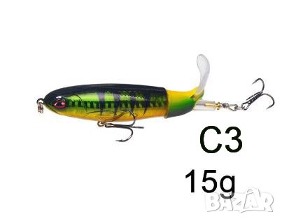    Воблер  Твърда примамка  с мека въртяща опашка, снимка 7 - Такъми - 40495890