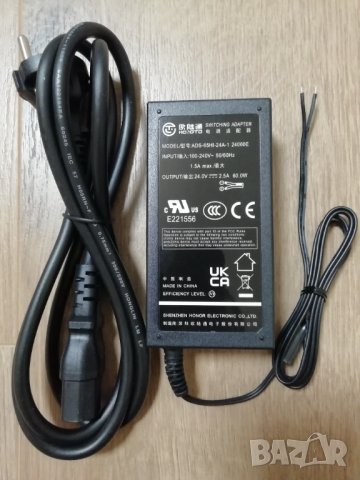 Захранващ блок 24V 2.5A 60W ADS-65HI-24A-1