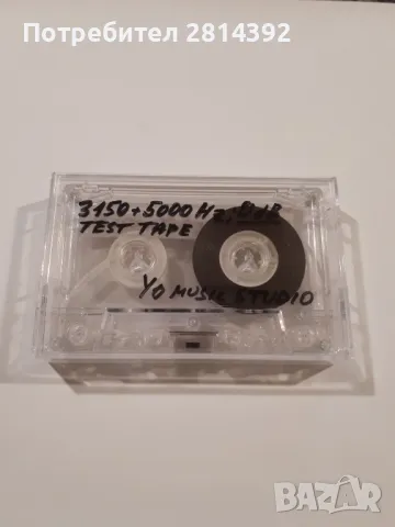 Аудио Тест касета с 3150 +5000Hz Test tape за настройка на скорост и азимут на касетофон касетен дек, снимка 3 - Радиокасетофони, транзистори - 35407453