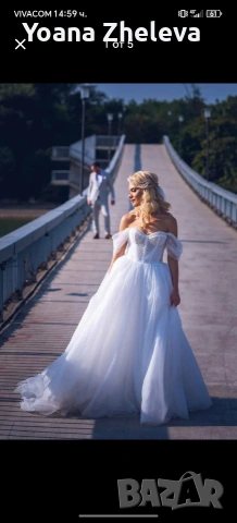 Булчинска сватбена рокля, снимка 6 - Сватбени рокли - 53171821