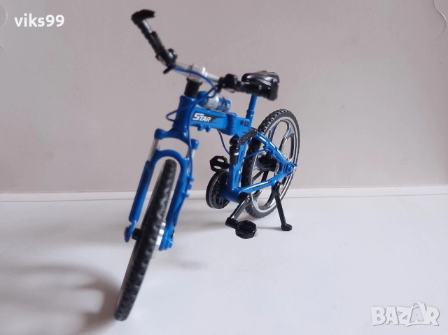 Mini 1:10 Alloy Bicycle Model Metal Finger Mountain Bike, снимка 3 - Колекции - 52936226