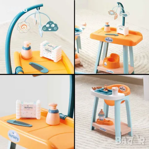 Играчка 3в1 за грижа за бебето S_1243803, снимка 6 - Кукли - 48212040