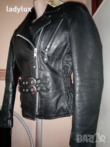 JIM Leather, Ново, Уникално, Естествена Кожа, Размер М. Код 1882 , снимка 6 - Якета - 38127827