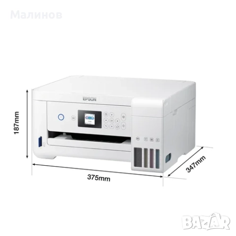 Нов WiFi принтер с дуплекс + 2 години гаранция Epson Ecotank ET2756 (или сублимационен принтер), снимка 4 - Принтери, копири, скенери - 51825755