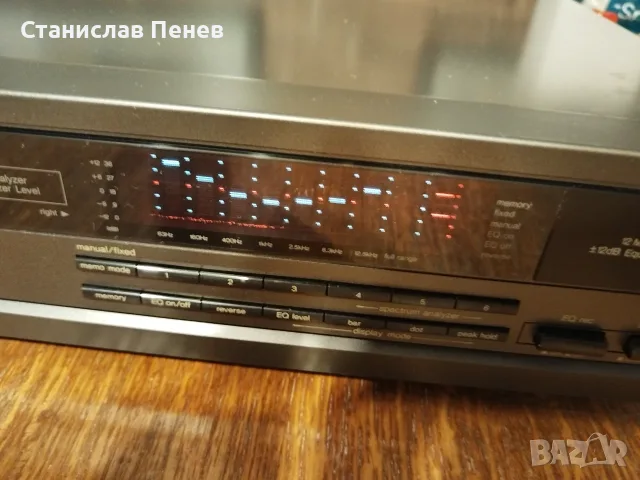 Technics SH-GE70 Graphic Stereo Equalizer , снимка 3 - Ресийвъри, усилватели, смесителни пултове - 56260665