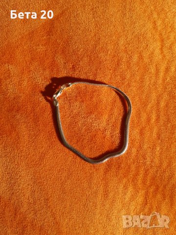 Сребърна гривна змийска плетка, сребро 925, италианска сребърна гривна, снимка 8 - Гривни - 35004260