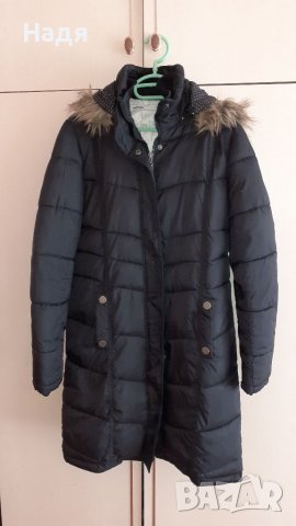 Черно дълго  яке , снимка 1