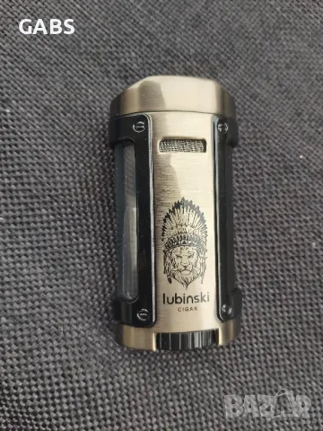 Луксозен комплект lubinski,запалка за пури с калъф, снимка 10 - Запалки - 49902648