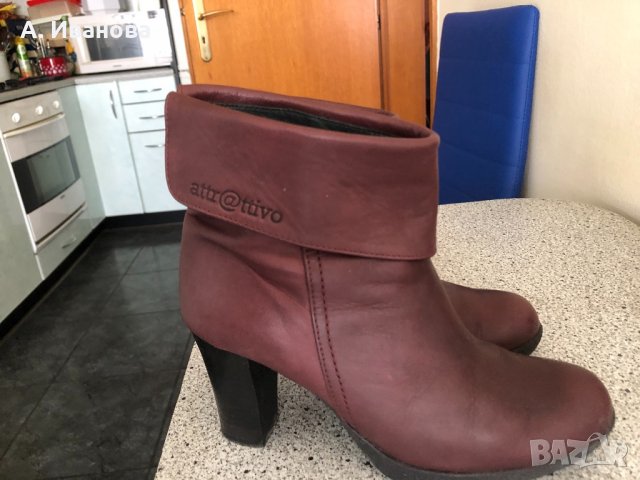 Дамски боти естествена кожа, снимка 5 - Дамски боти - 30164884