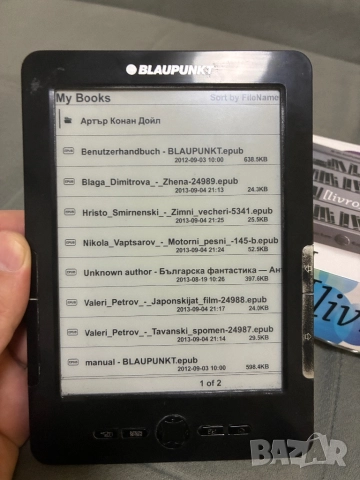 Четец за книги Blaupunkt Livro - EBook, снимка 2 - Електронни четци - 52826971