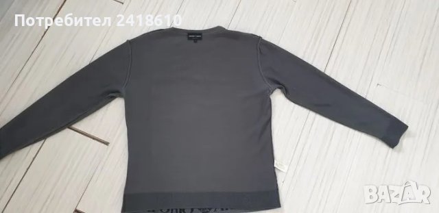 Emporio Armani Wool Knit Made in Italy Мens Size M ОРИГИНАЛ! Мъжки вълнен Пуловер!, снимка 13 - Пуловери - 48664650