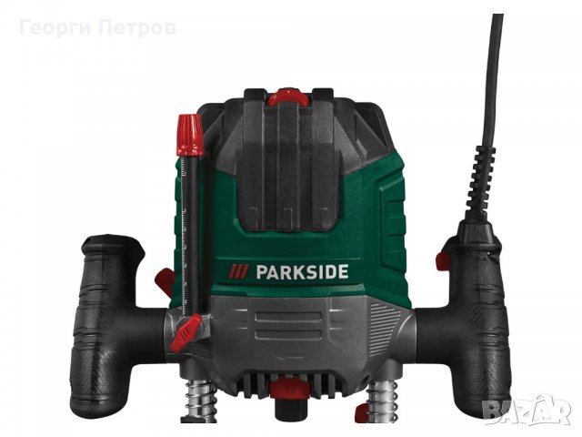 НОВА Parkside Оберфреза 1200W за дърво пластамас и метали 6бр.Фрези, снимка 8 - Други инструменти - 38260750