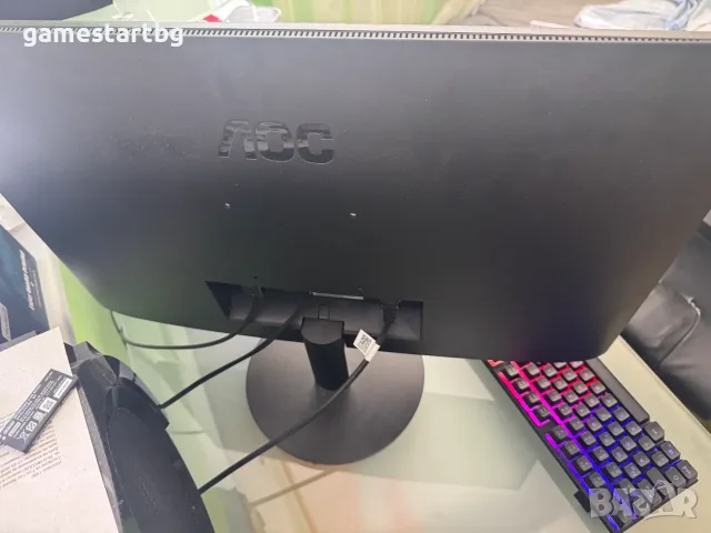 Монитор 27'' AOC 27B3HA2, 1920x1080, IPS, 100 Hz - 27B3HA2, снимка 4 - Монитори - 55824086