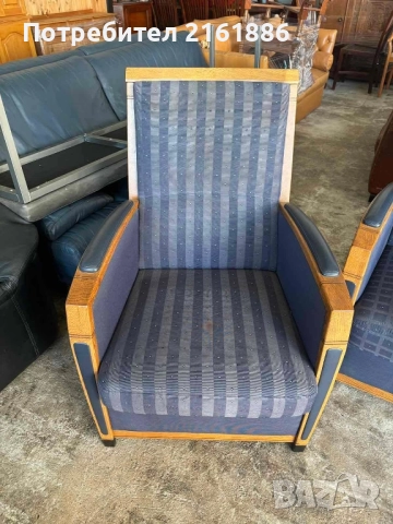 Комплект от диван двойка с два фотьойла , снимка 2 - Дивани и мека мебел - 52261400