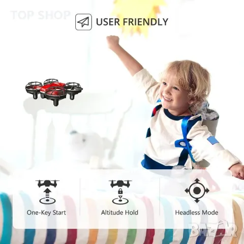 Дрон Holy Stone HS420 мини с HD FPV камера, снимка 11 - Дронове и аксесоари - 48927624