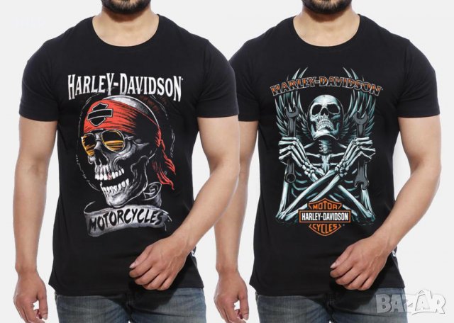 Тениски Harley Davidson Много модели,всички размери, снимка 1 - Тениски - 30065795