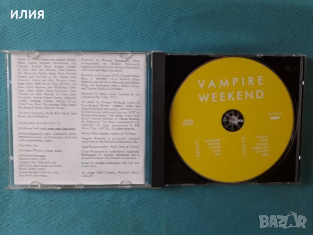 Vampire Weekend – 2008 - Vampire Weekend(Rock), снимка 3 - CD дискове - 37787402