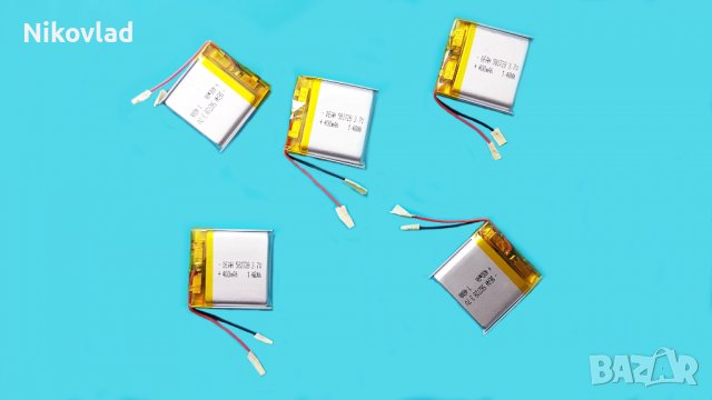 Батерия 3.7V 400 mAh/ 582728/ Li-Ion, снимка 2 - Друга електроника - 39341149