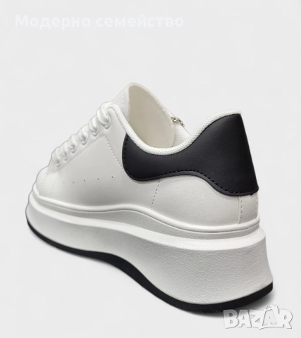 Дамски спортни обувки с връзки , снимка 2 - Кецове - 51984281