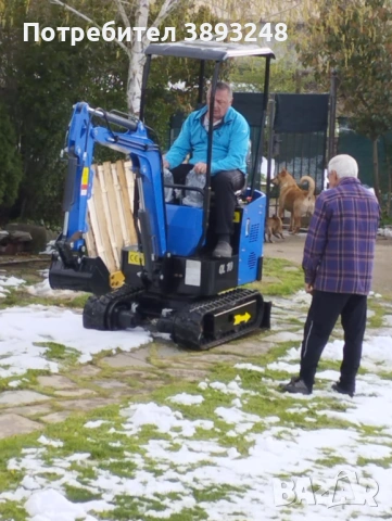 Мини багер 1т., снимка 4 - Индустриална техника - 53076554