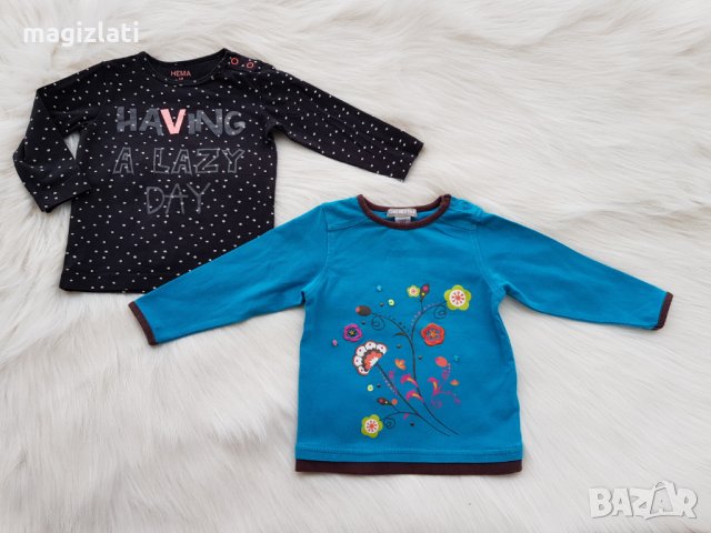 Блузи за момиче 3-6 месеца, снимка 4 - Бебешки блузки - 29837959