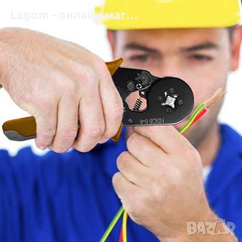 Клещи за кримпване на втулкови накрайници 0,25 до 10 mm Bigstrene 22717, снимка 8 - Клещи - 52561840